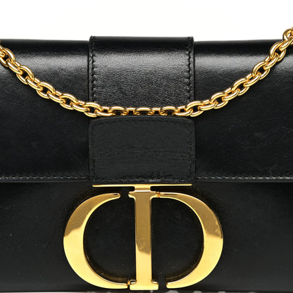 Christian Dior Calfskin 30 Montaigne Chain Pouch Black 7 of 9