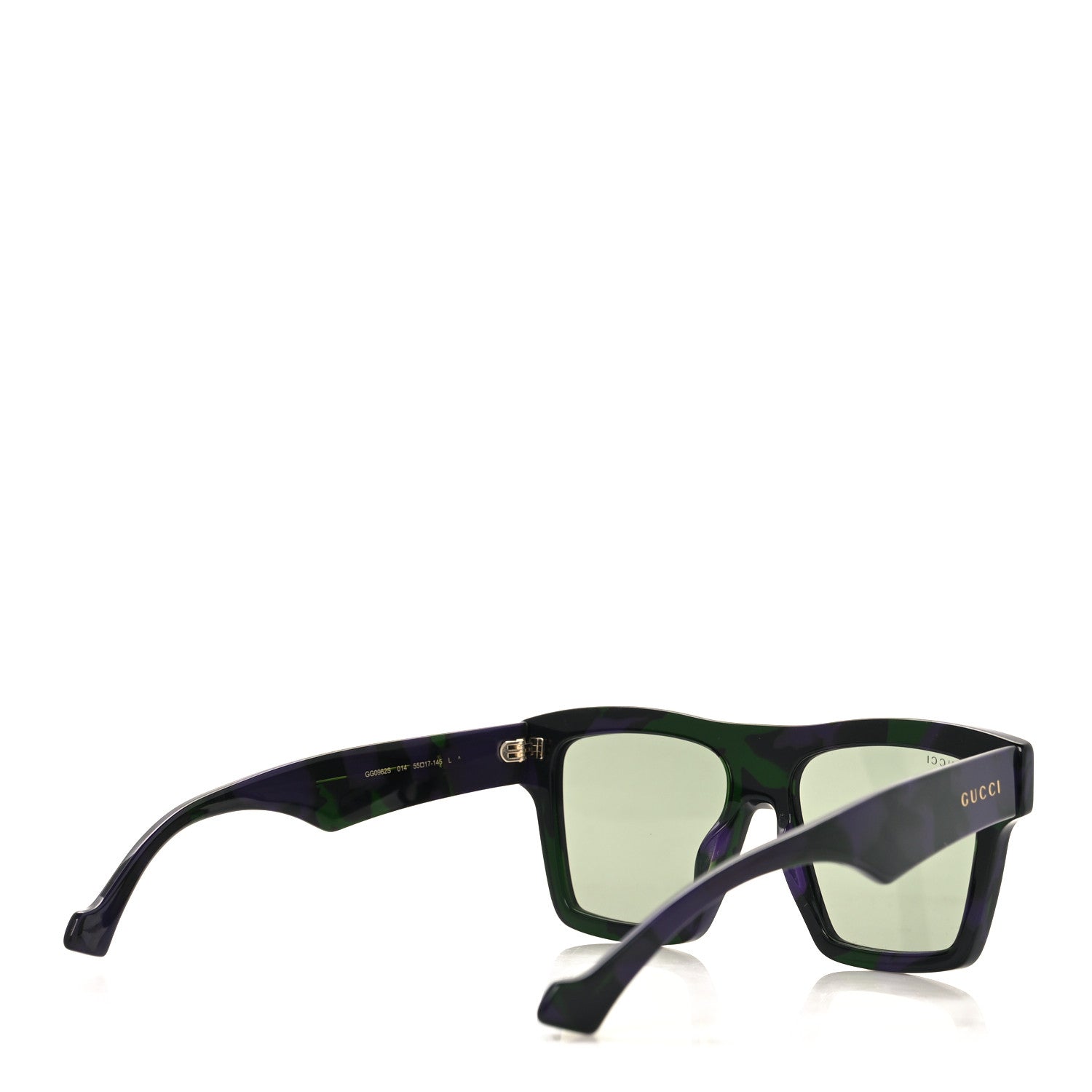 Gucci Acetate Rectangle Sunglasses GG0962S Black 4 of 8