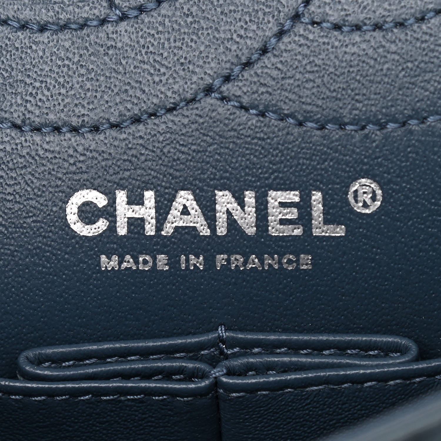 Chanel Aged Calfskin Quilted 2.55 Reissue 225 Flap Dark Blue 6 of 13