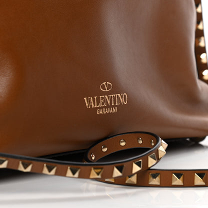 Valentino Garavani Vitello Rockstud Dome Satchel Deep Cuir 10 of 14