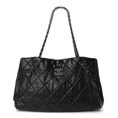 Chanel Soft Caviar Quilted Large Cells Tote Black 1 of 4