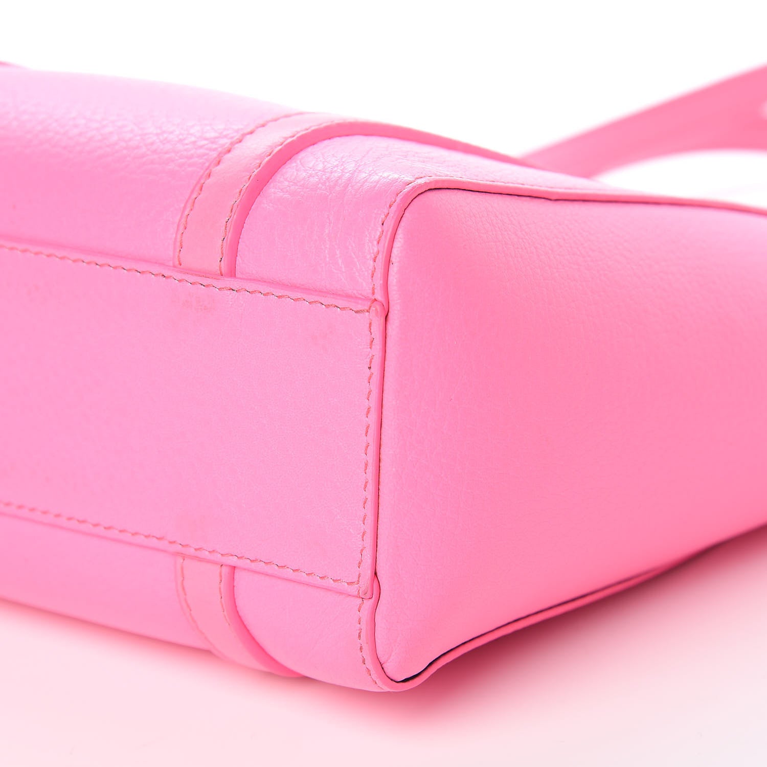 Balenciaga Calfskin XXS Everyday Tote Neon Pink 9 of 13