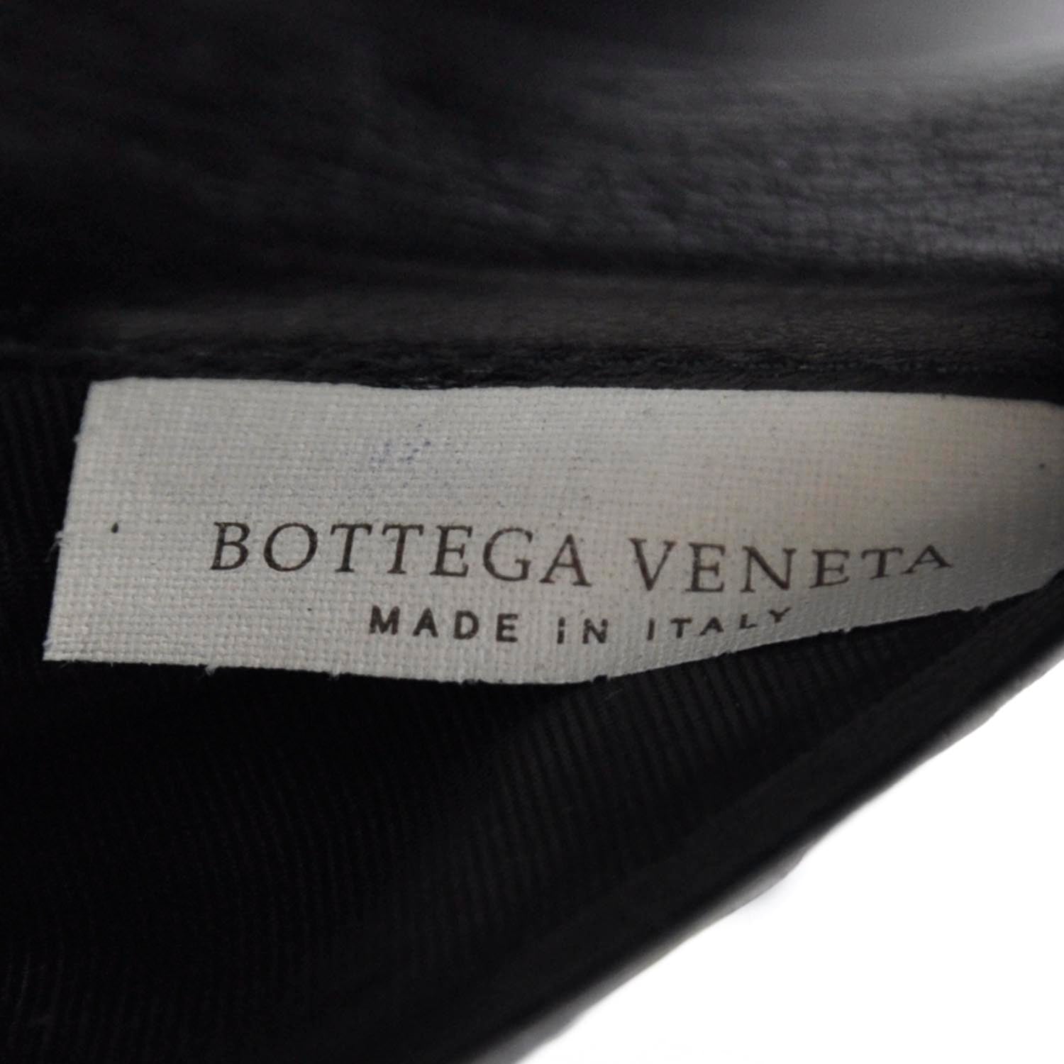 Bottega Veneta Crocodile Clutch Wallet Black 10 of 12