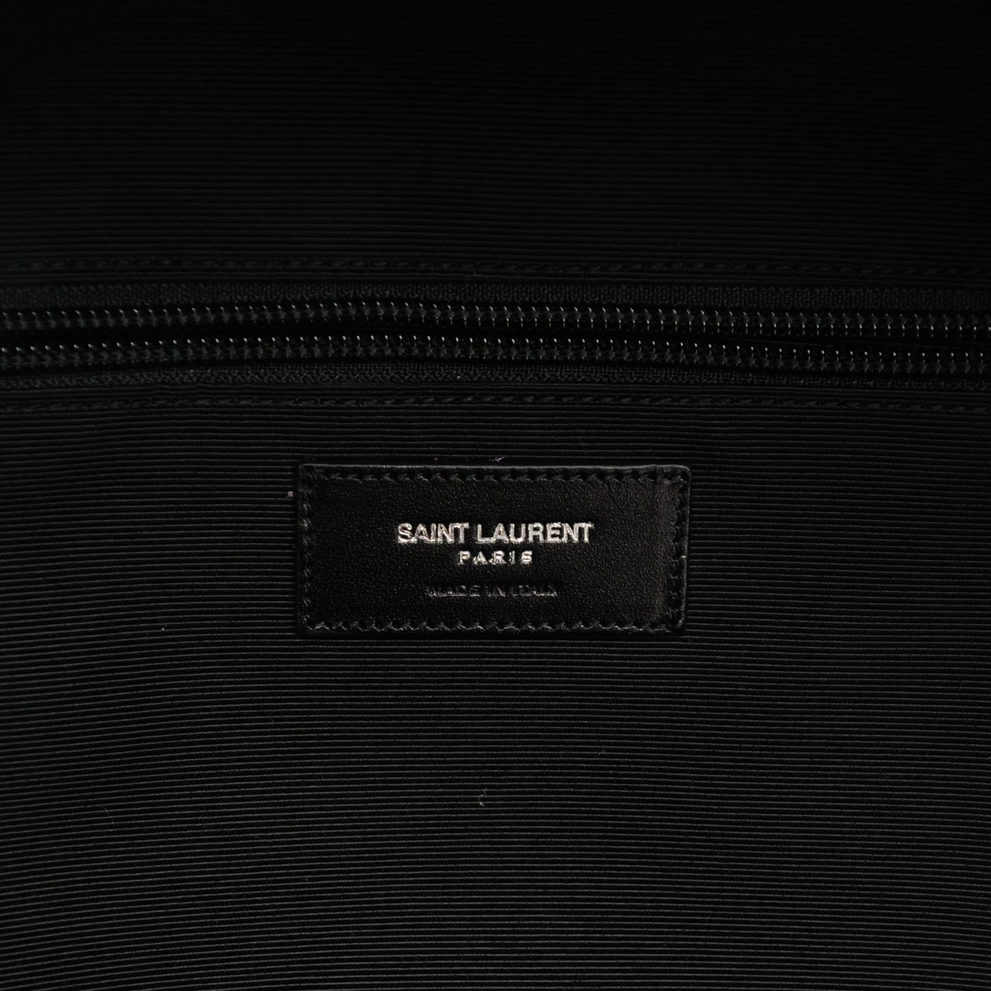 Calfskin Crocodile Embossed Hunting Backpack Black