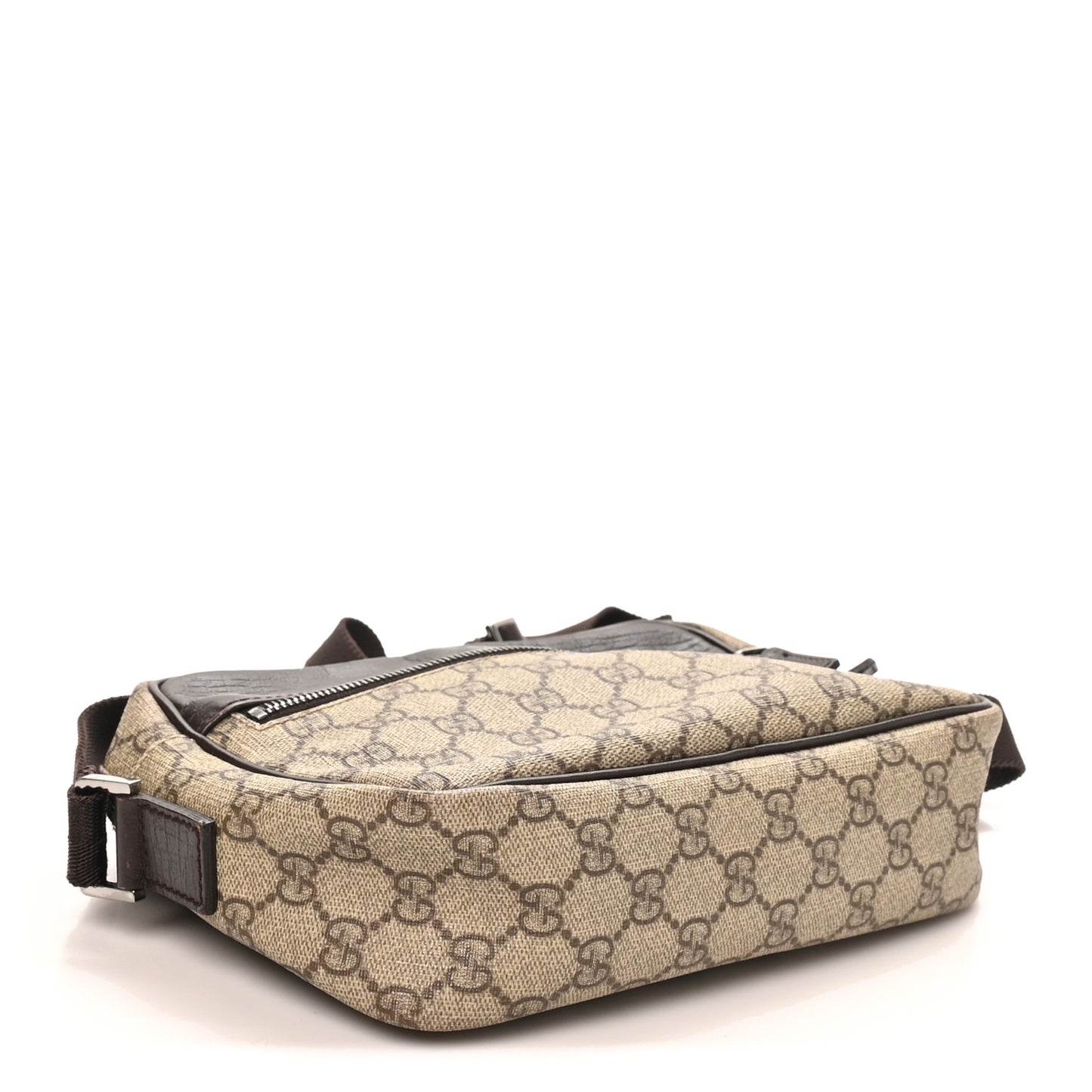GG Plus Monogram Shoulder Bag Dark Brown