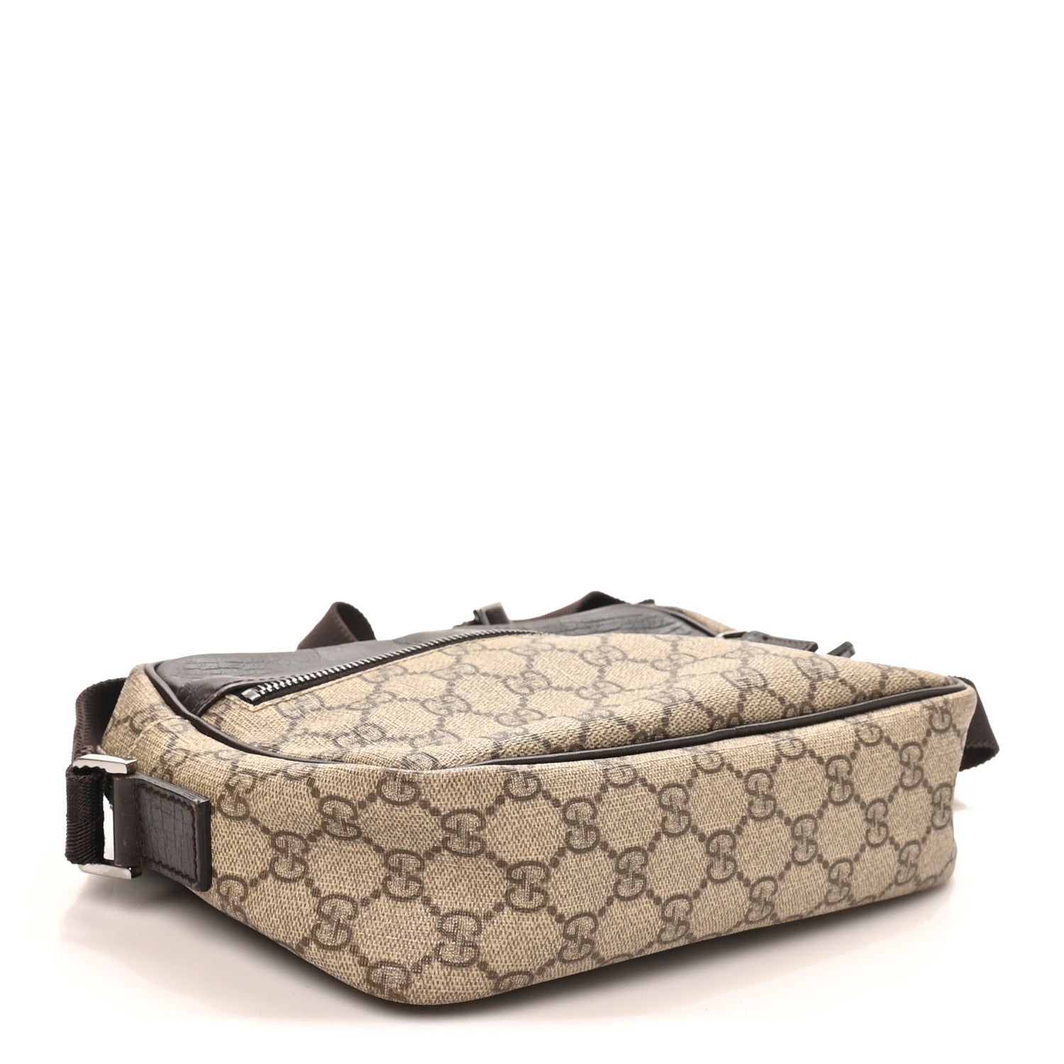Gucci GG Plus Monogram Shoulder Bag Dark Brown 4 of 10
