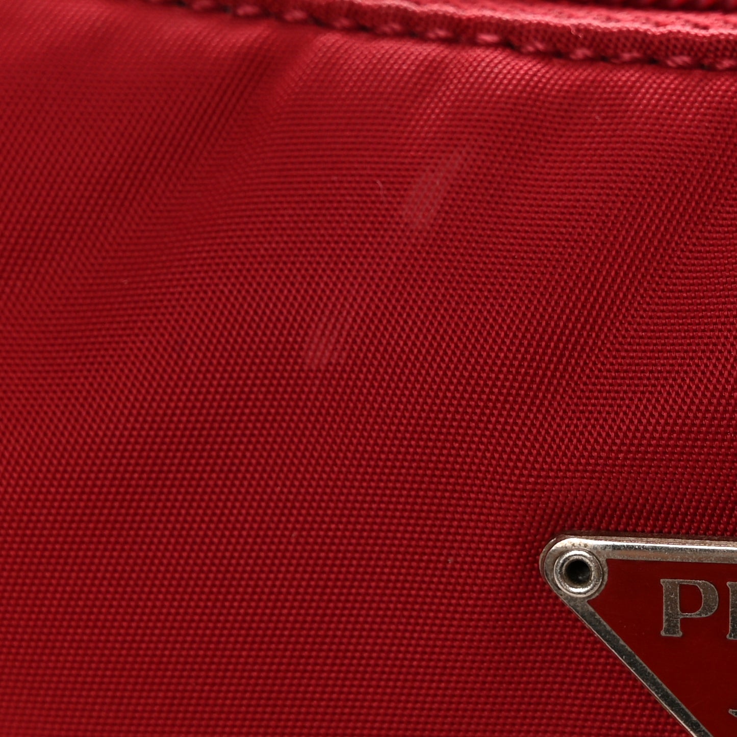 Tessuto Nylon Mini Re-Edition 2000 Bag Rosso
