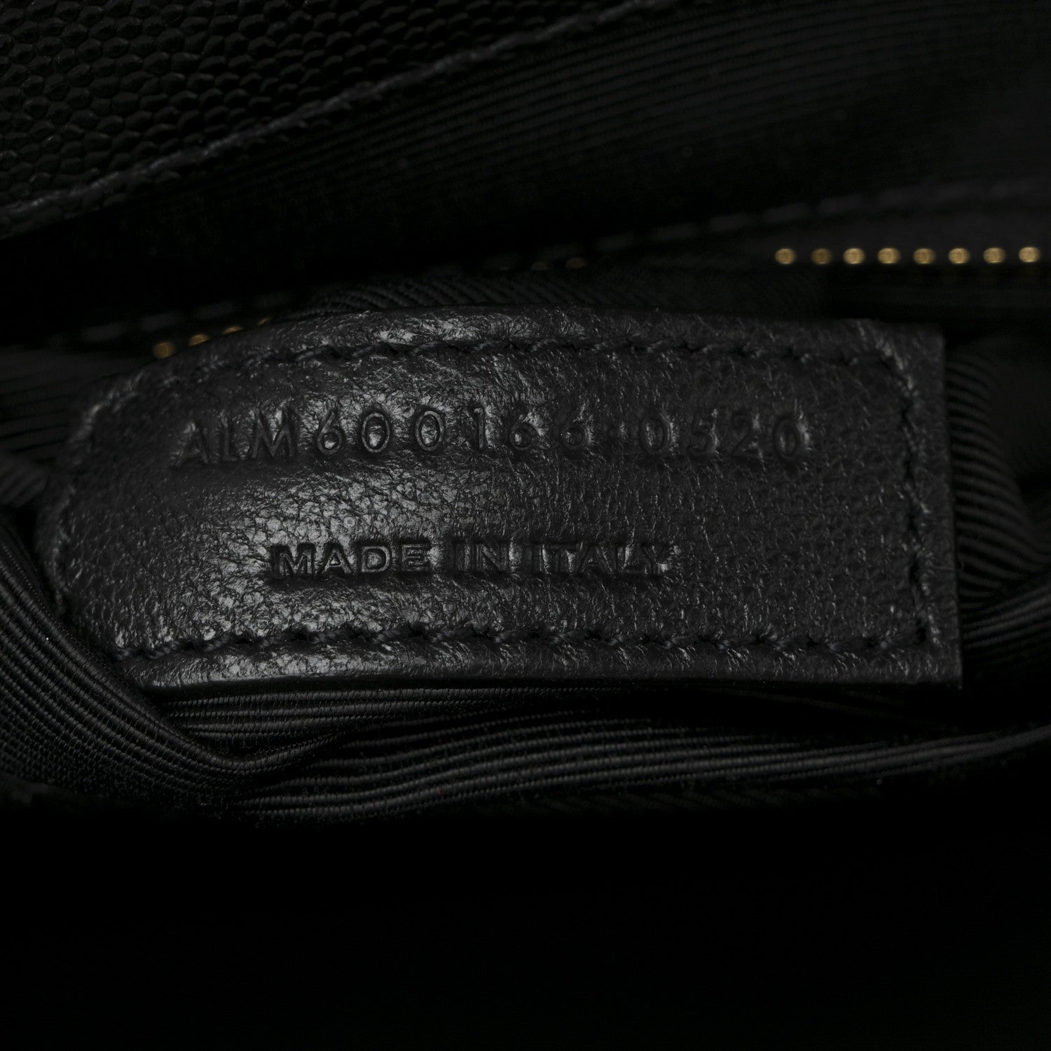 Saint Laurent Grain De Poudre Textured Mixed Matelasse Large Triquilt Monogram Satchel Black 7 of 10