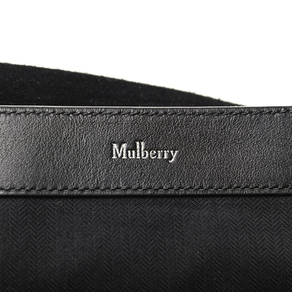 Mulberry Nylon Calfskin Reston Backpack Dark Green Black 6 of 8