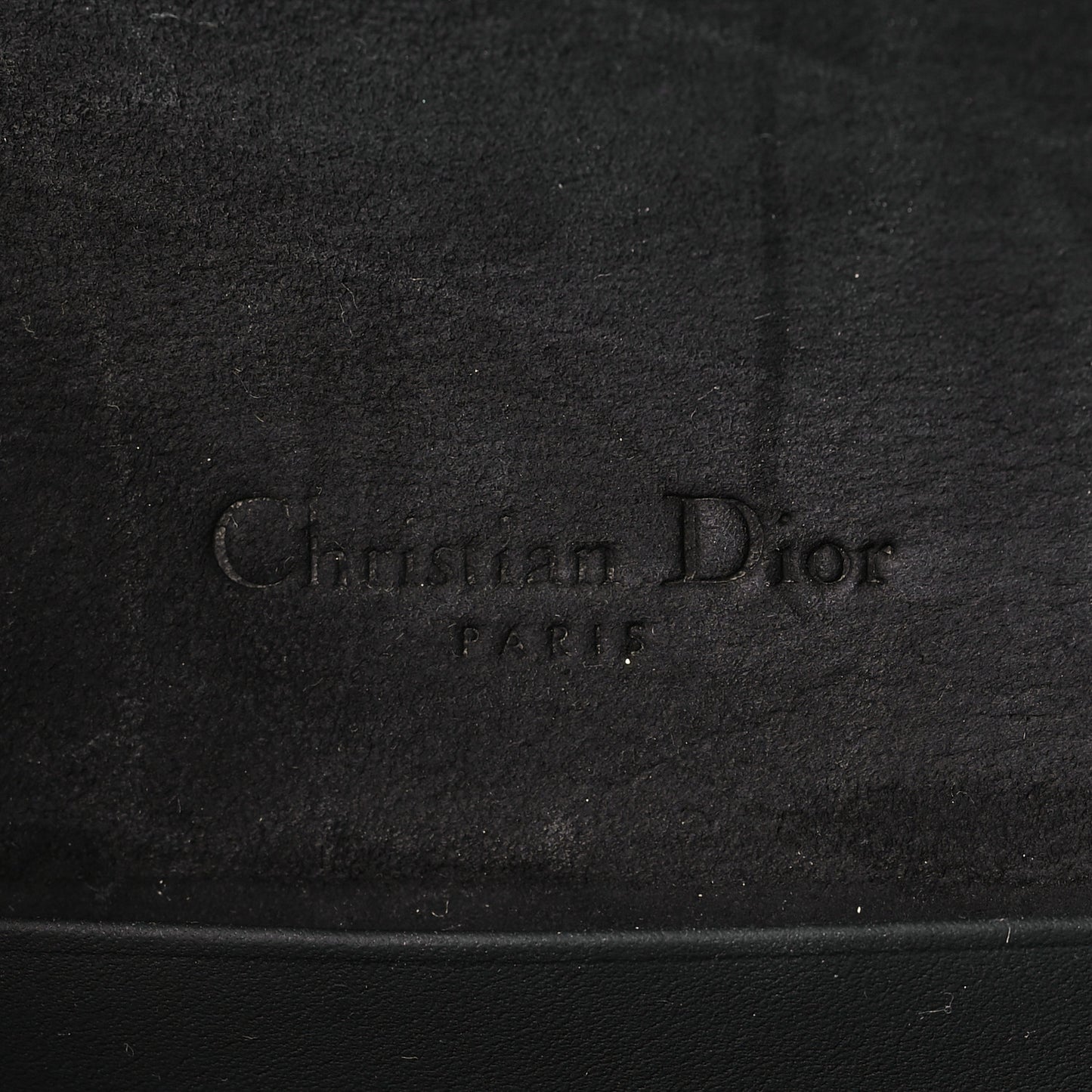 Ultra Matte Calfskin Saddle Belt Clutch Black