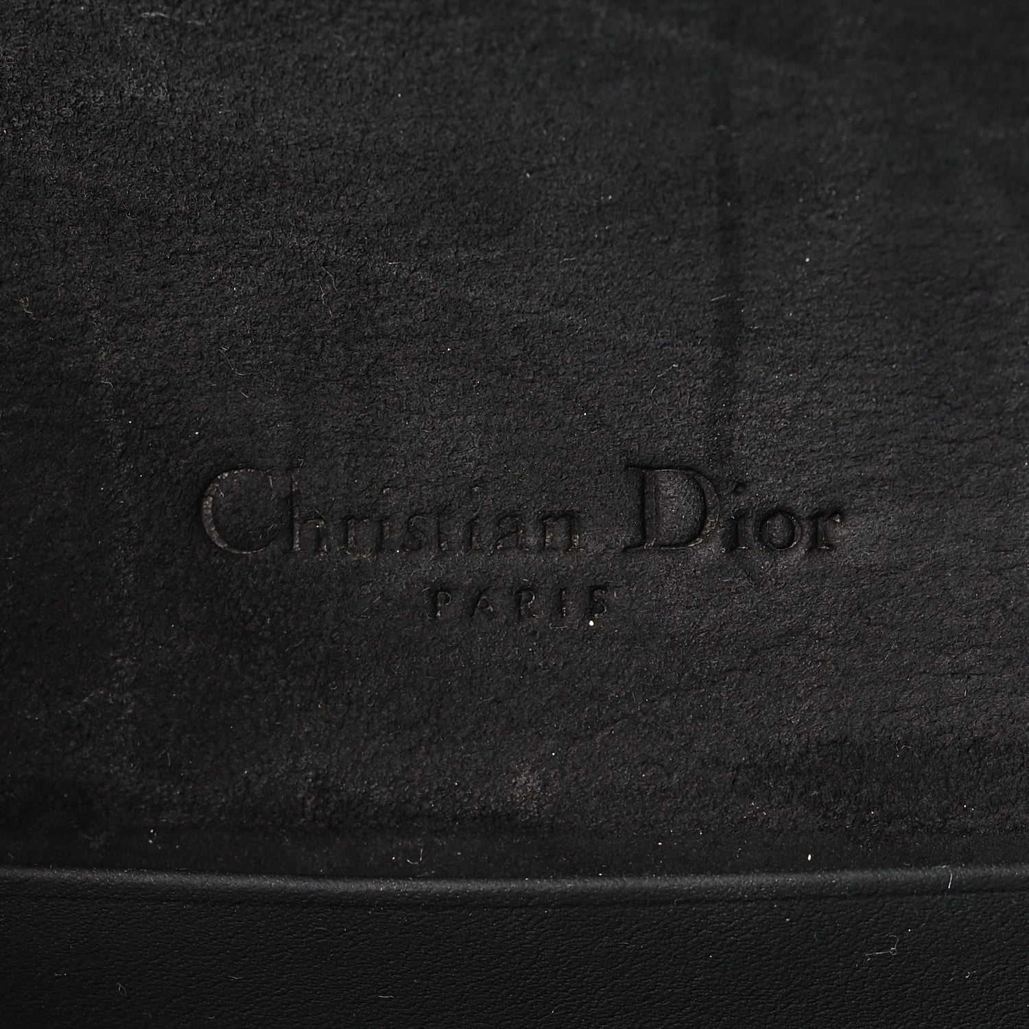 Christian Dior Ultra Matte Calfskin Saddle Belt Clutch Black 6 of 10