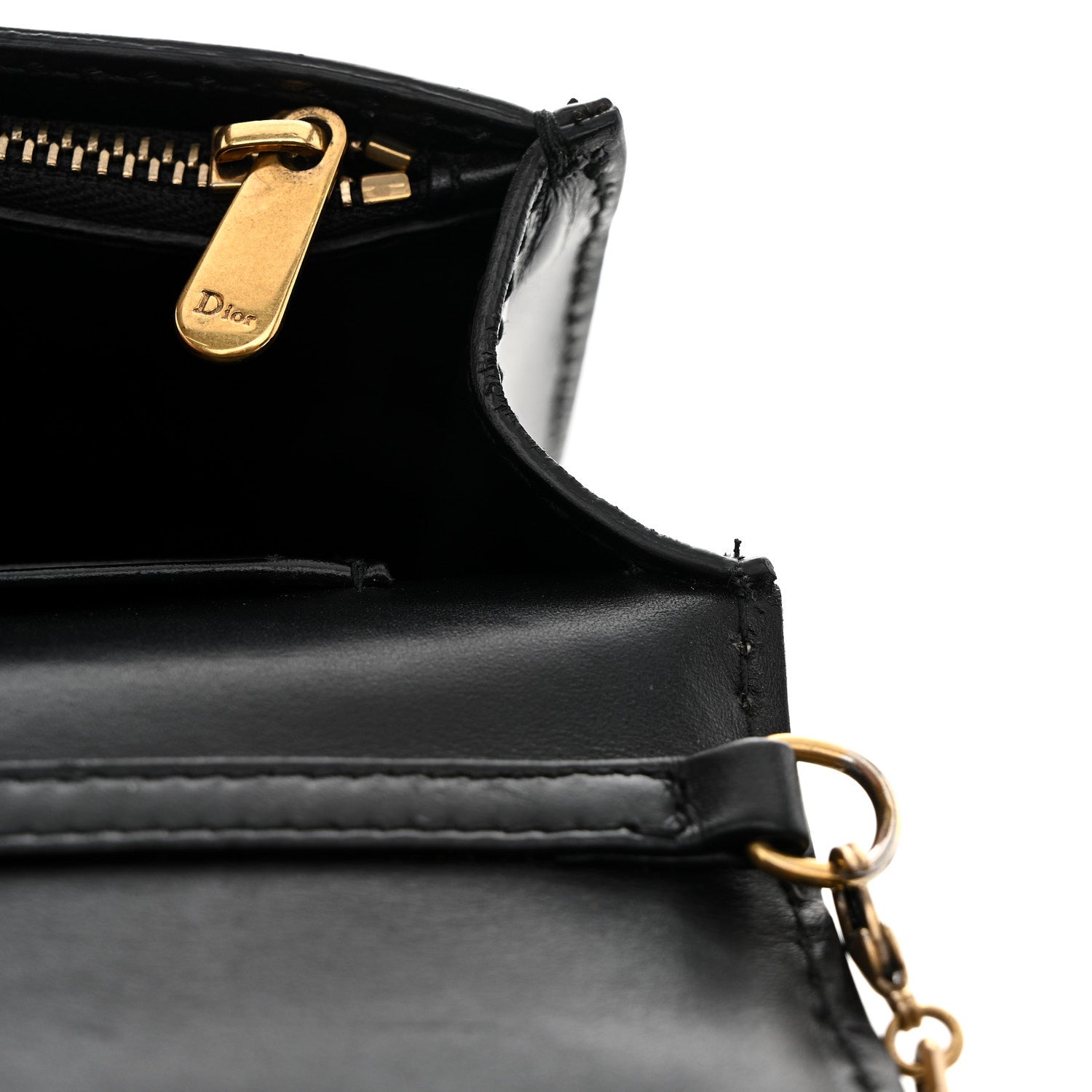Christian Dior Calfskin J'Adior Wallet on Chain Pouch Black 12 of 14