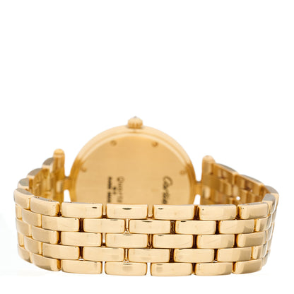 Cartier 18K Yellow Gold Diamond 29mm Panthere Vendome Quartz Watch 3 of 4