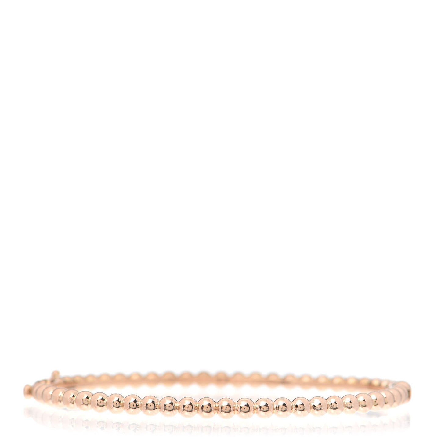 18K Rose Gold Perlee Pearls of Gold Bracelet M