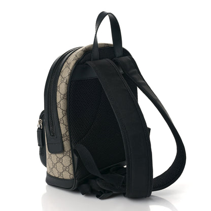 Gucci GG Supreme Monogram Small Eden Day Backpack Black 3 of 9