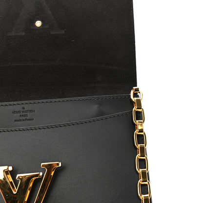 Louis Vuitton Calfskin Chain Louise GM Black 9 of 9