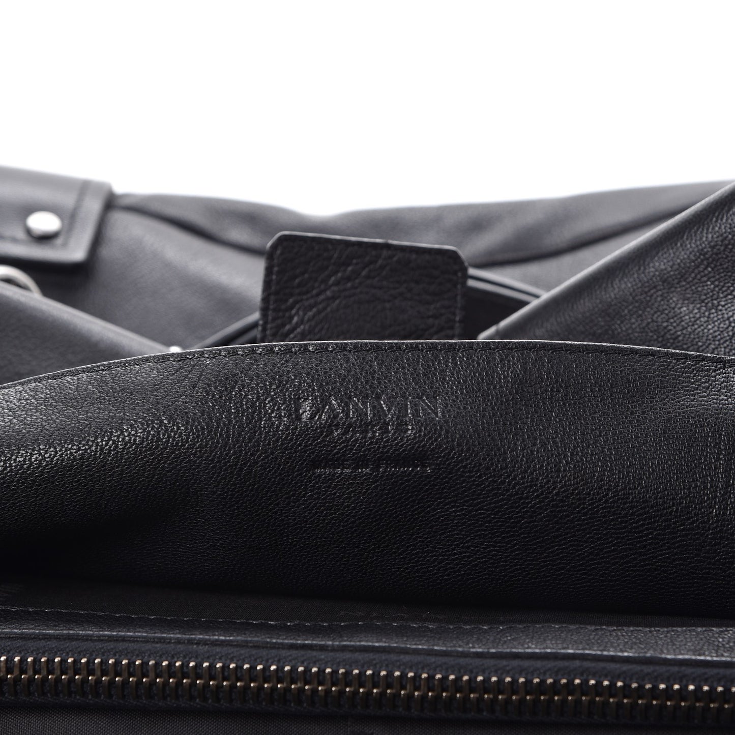Goatskin Shoulder Bag Black