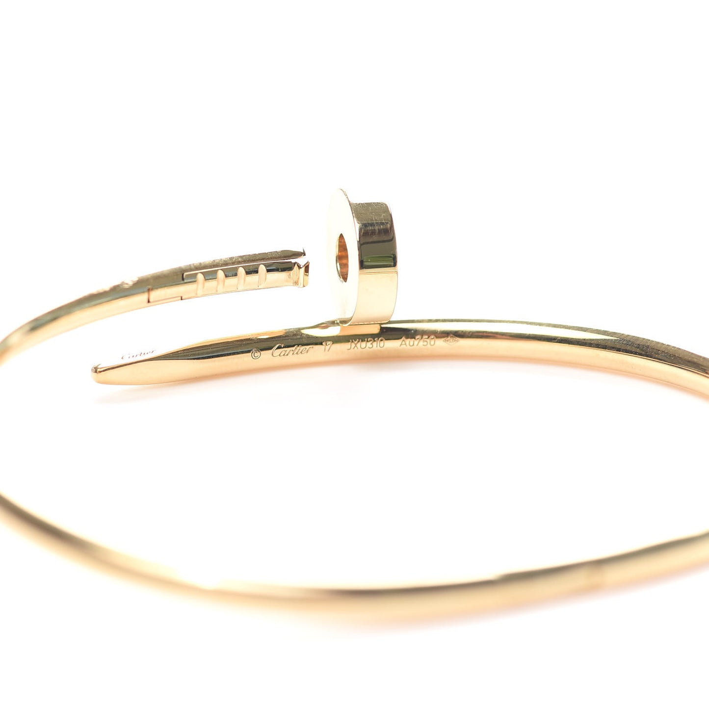 18K Yellow Gold Juste Un Clou Bracelet 17