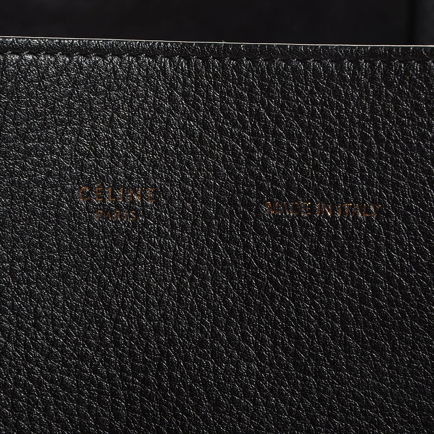 Soft Grained Calfskin Medium Cabas Phantom Black