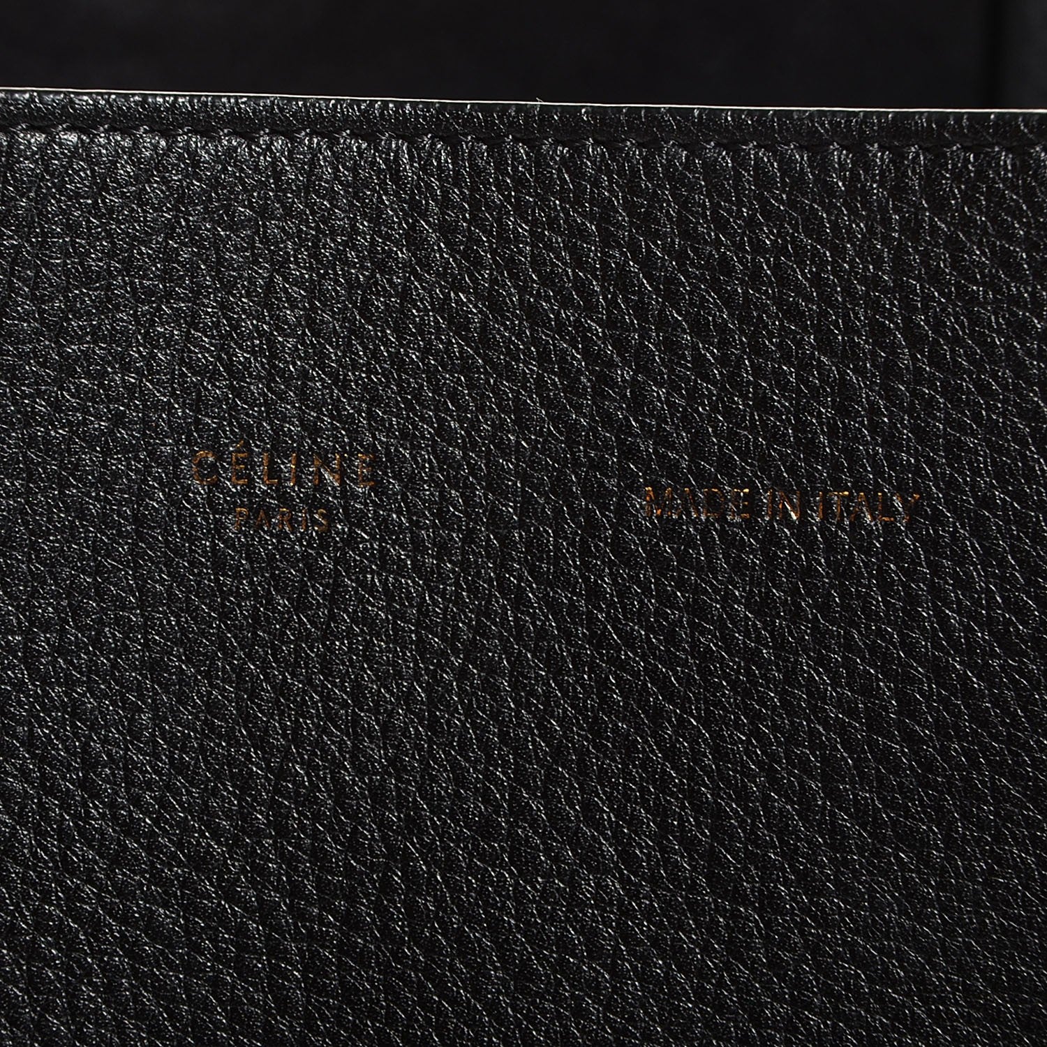Celine Soft Grained Calfskin Medium Cabas Phantom Black 8 of 8