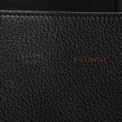 Celine Soft Grained Calfskin Medium Cabas Phantom Black 8 of 8