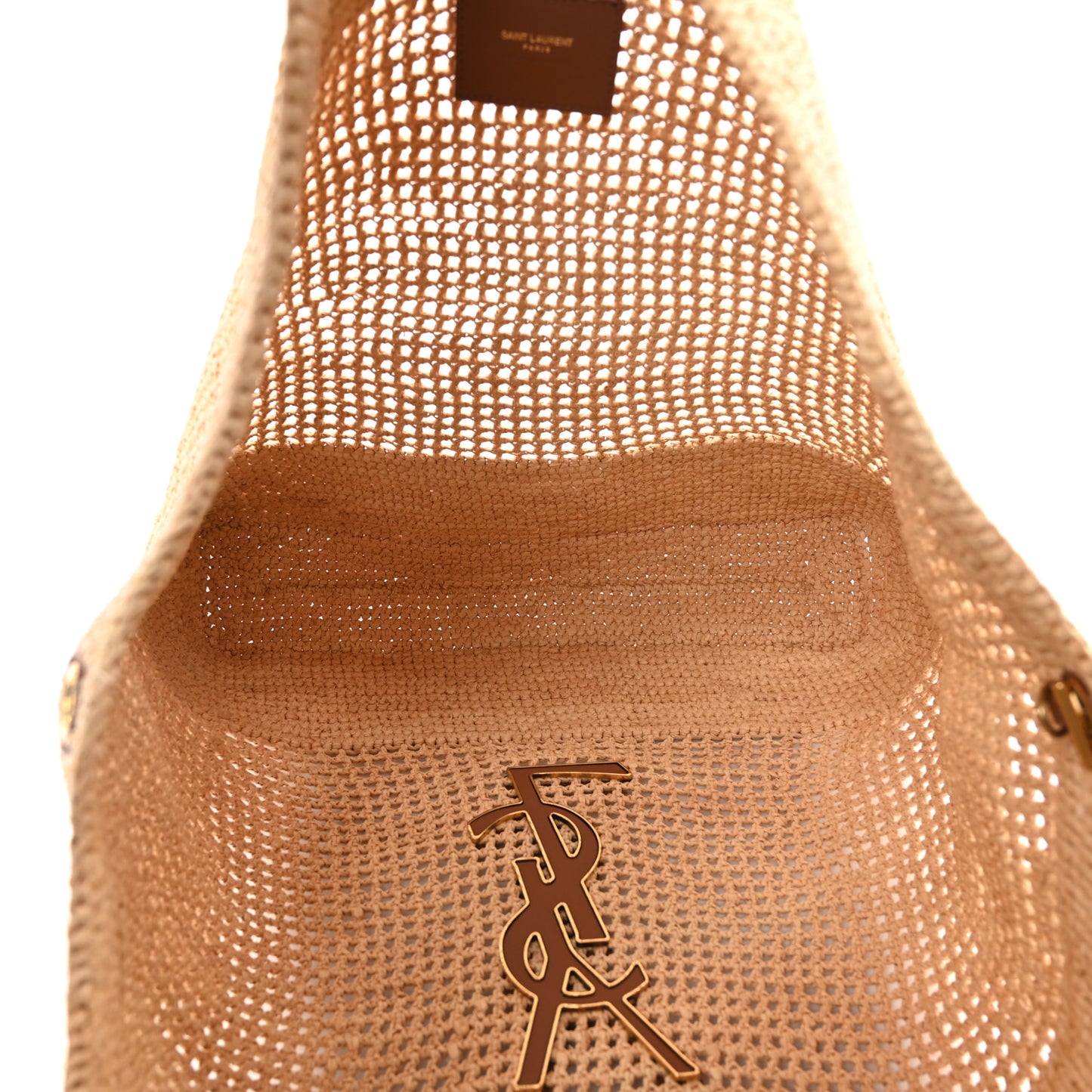 Raffia Icare Shopping Tote Natural