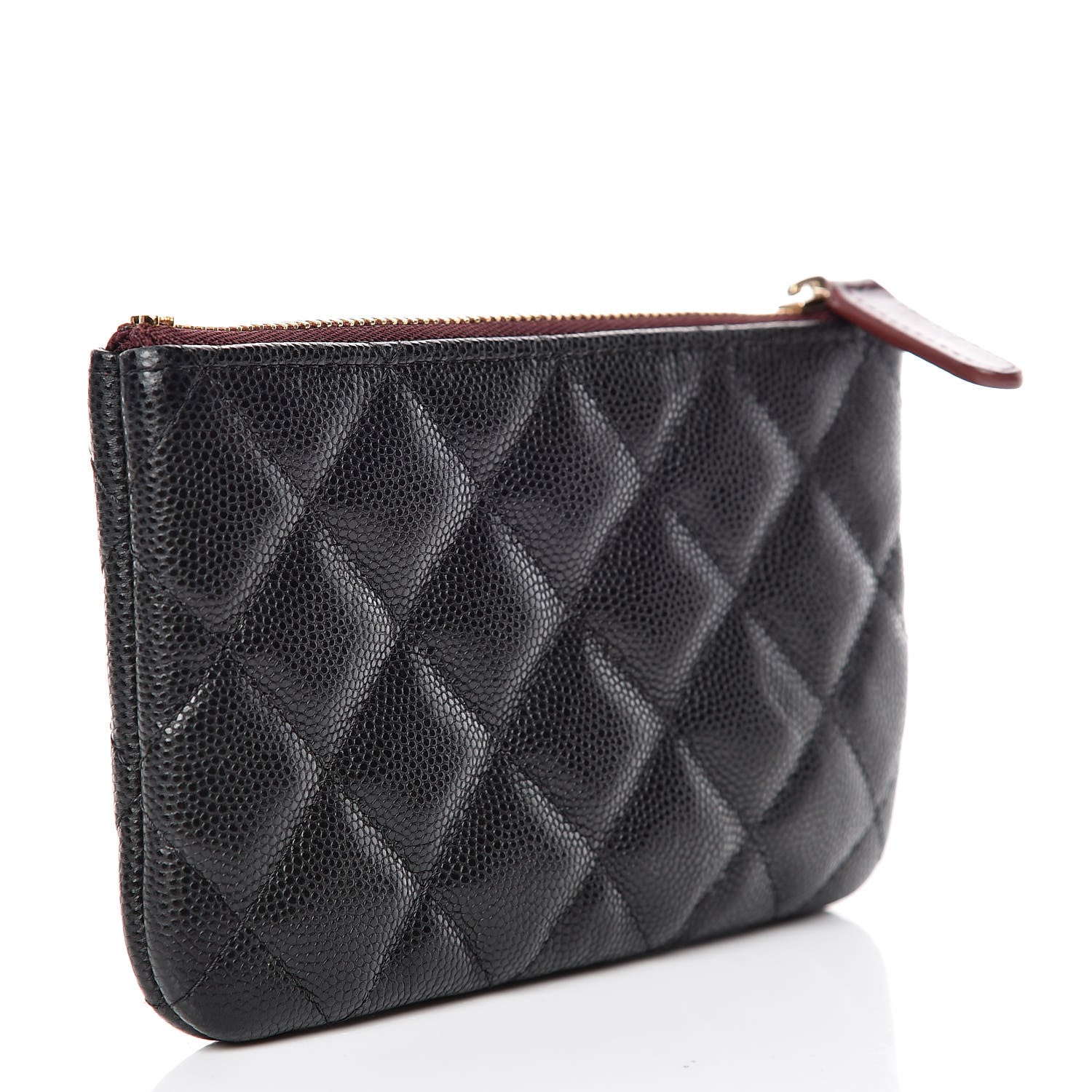 Chanel Caviar Quilted Small Cosmetic Case Black 3 of 10