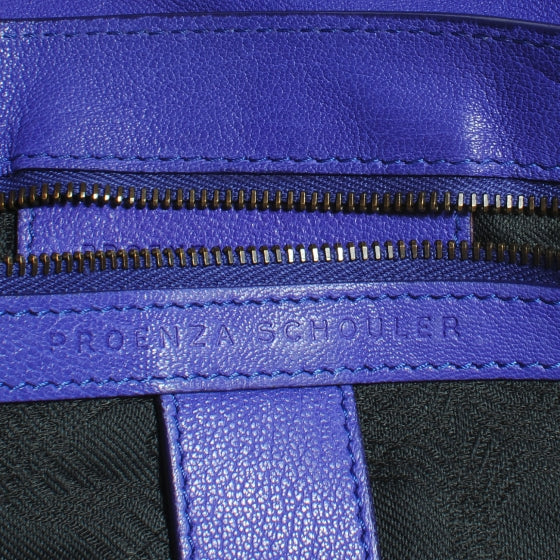 Lambskin PS1 Medium Satchel Purple Rain