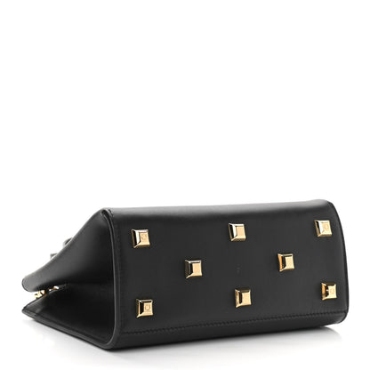 Salvatore Ferragamo Calfskin Small The Studio Box Bag Black 4 of 14