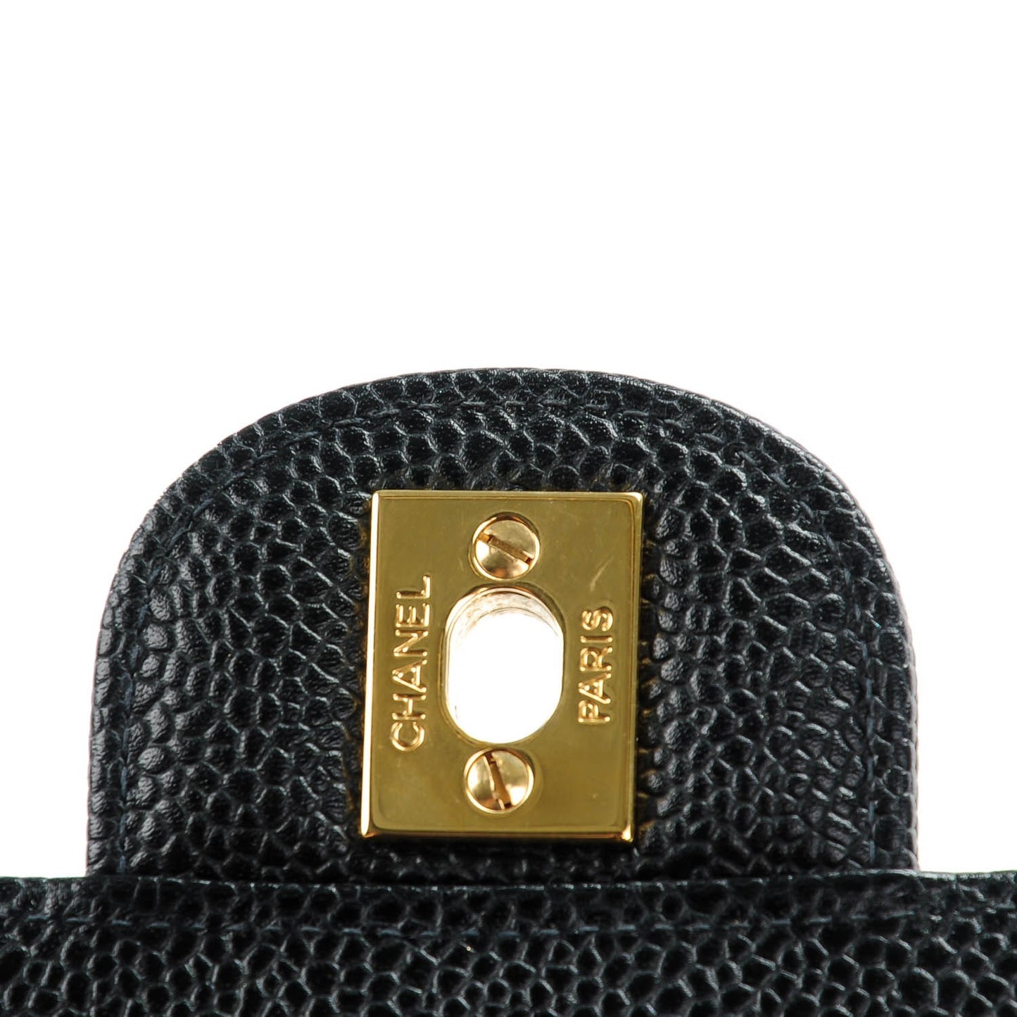 Caviar Quilted Jumbo Single Flap Black