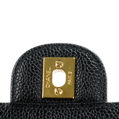 Chanel Caviar Quilted Jumbo Single Flap Black 8 of 8