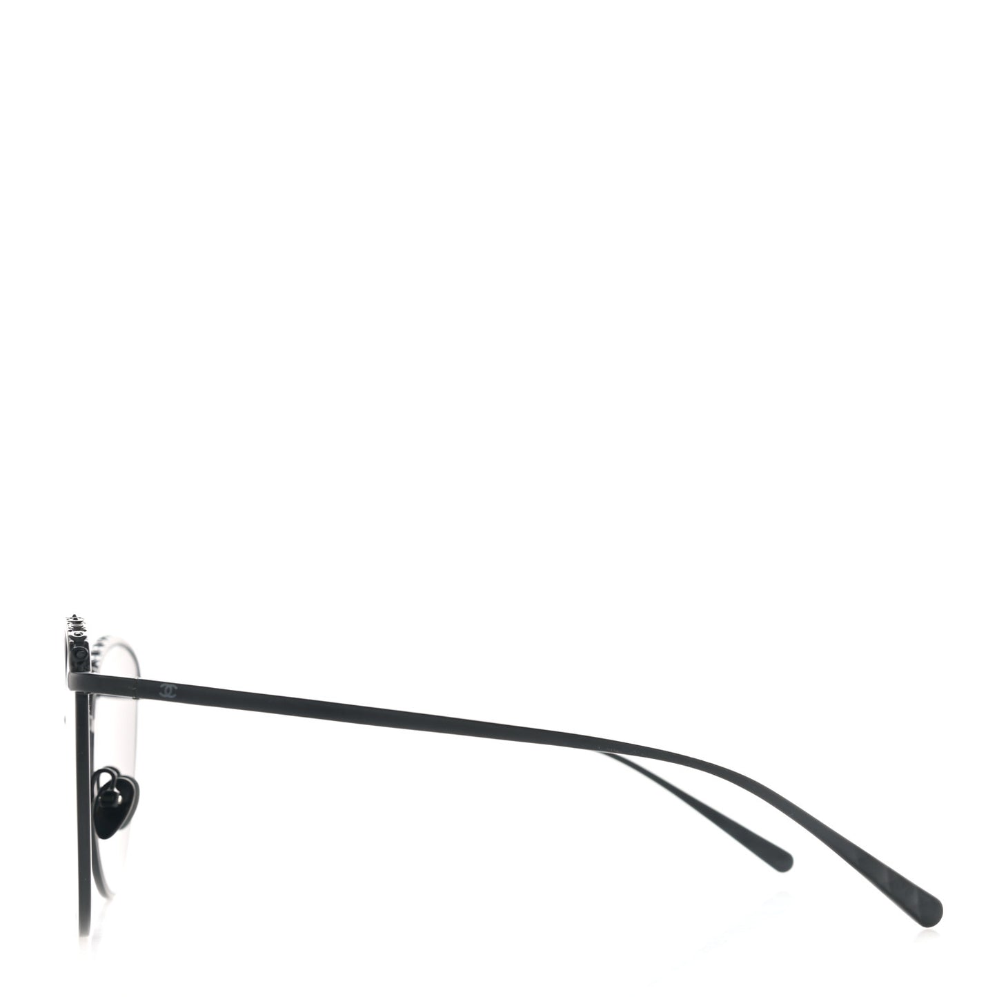 Metal Crystal Polarized Sunglasses 4258-B Black