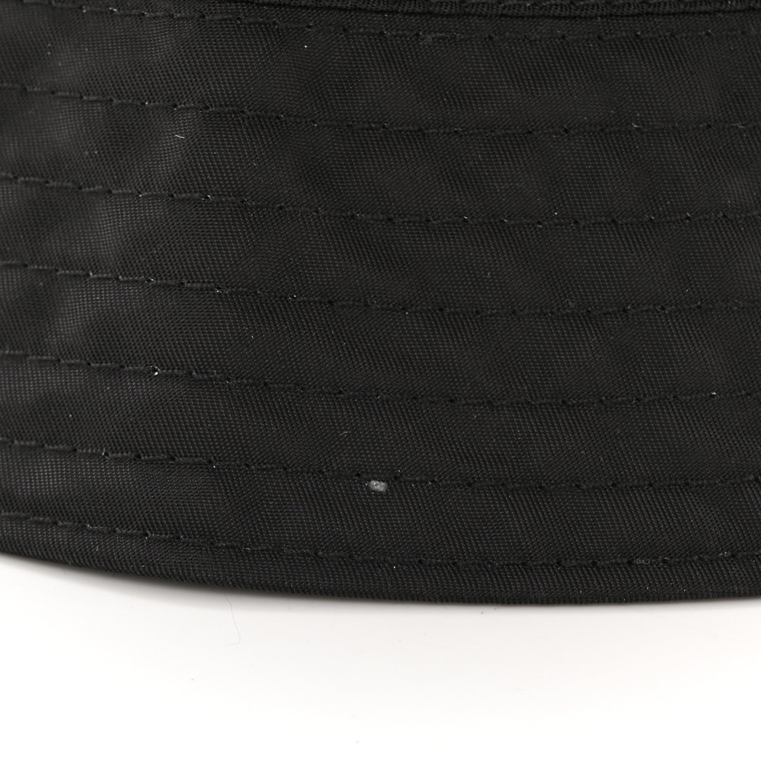 Prada Re-Nylon Metal Triangle Logo Womens Bucket Hat M Black 9 of 9