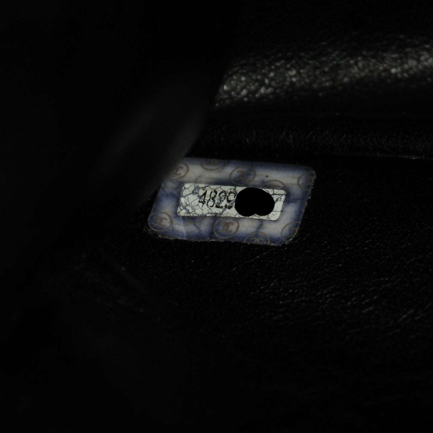 Caviar Large CC Shoulder Bag Black