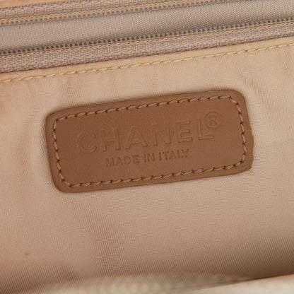 Chanel Nylon Travel Bowler Beige 6 of 9
