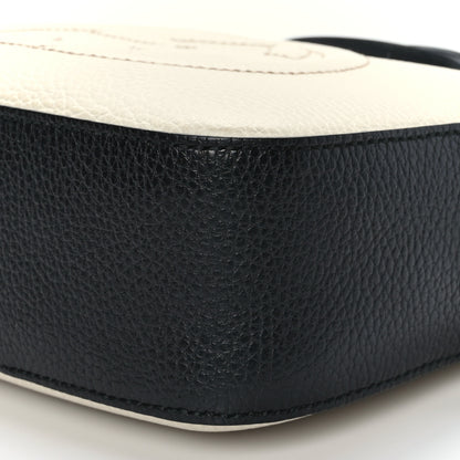 Gucci Dollar Calfskin Bi-Color Small Soho Disco Bag Mystic White Black 9 of 10