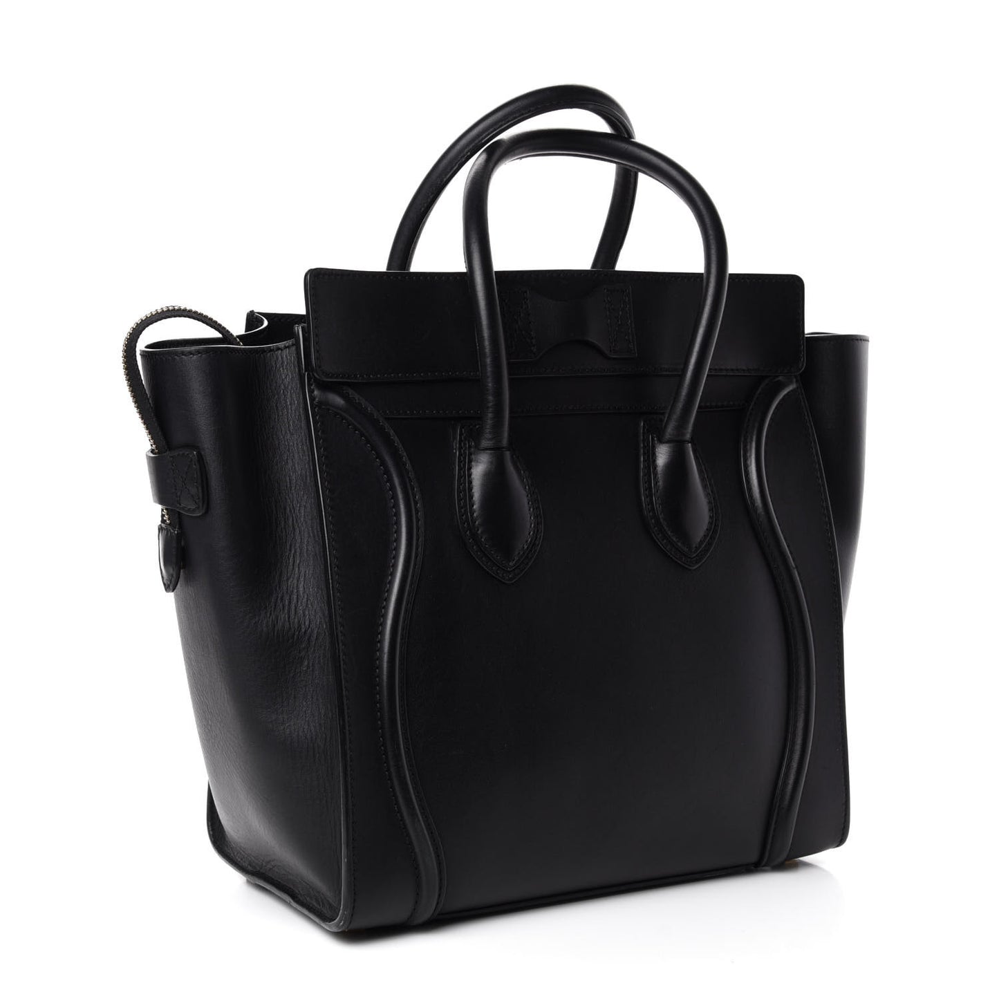 Smooth Calfskin Mini Luggage Black