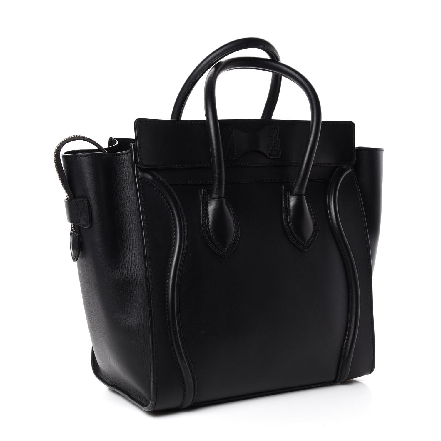 Celine Smooth Calfskin Mini Luggage Black 3 of 13
