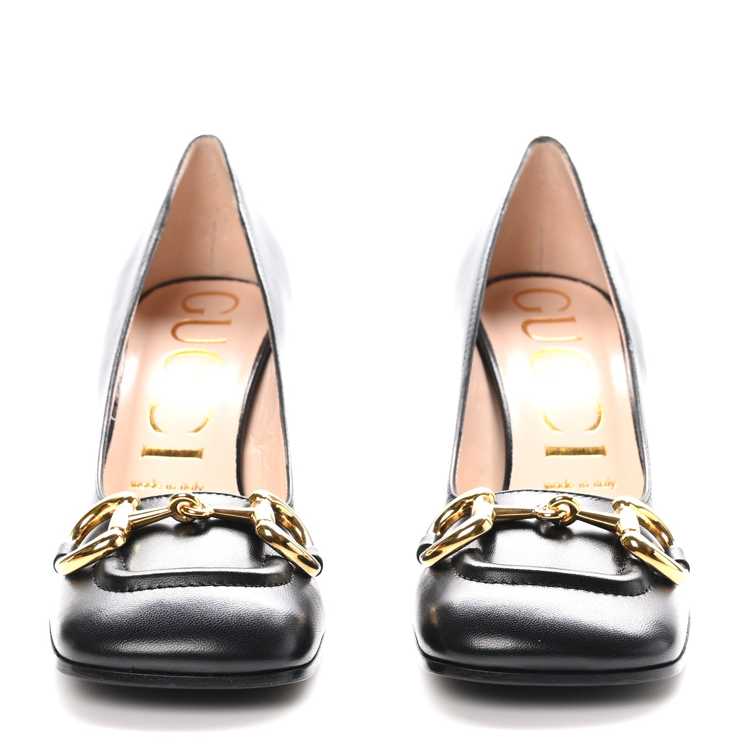 Gucci Malaga Kid Horsebit 75mm Pumps 37 Black 2 of 9