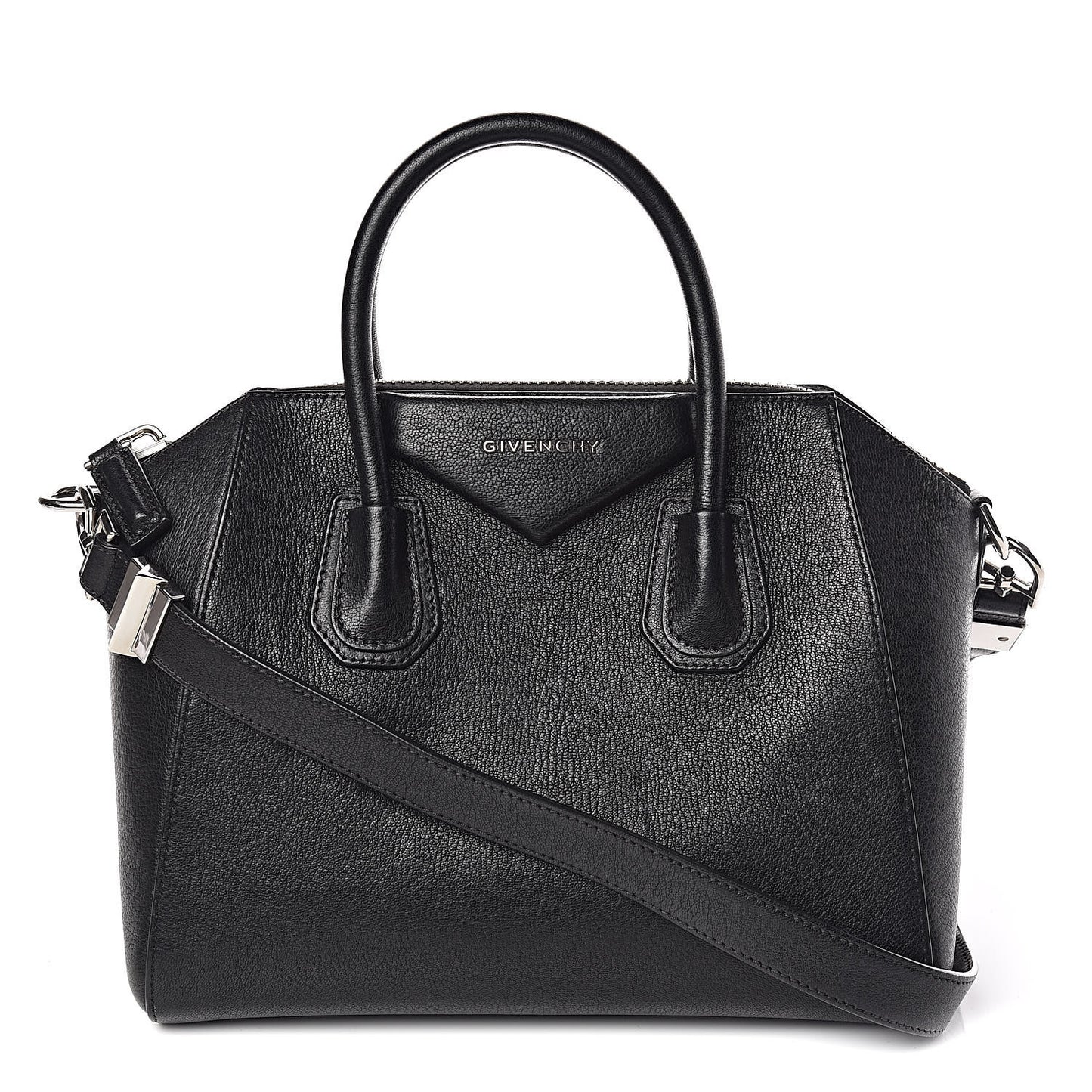 Sugar Goatskin Small Antigona Black