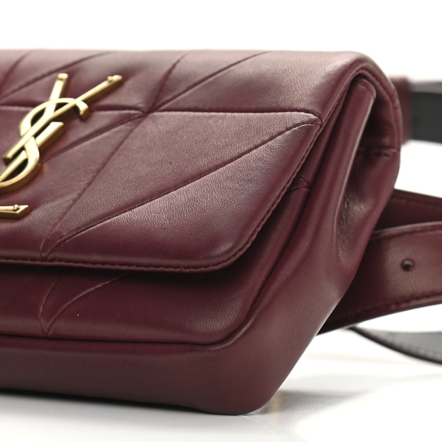 Saint Laurent Lambskin Monogram Jamie Belt Bag Red 6 of 10