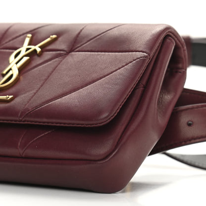 Saint Laurent Lambskin Monogram Jamie Belt Bag Red 6 of 10