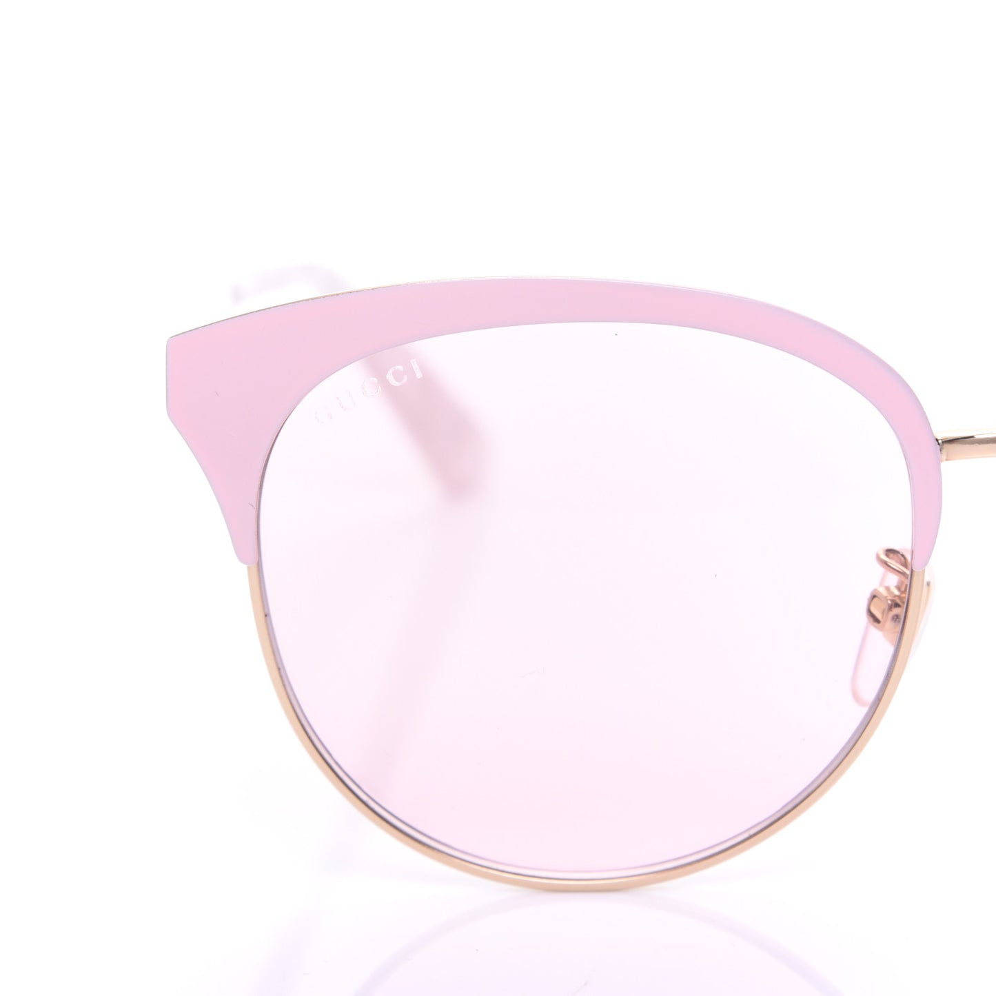Round Metal GG0246SA Sunglasses Light Pink