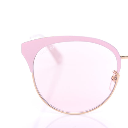 Gucci Round Metal GG0246SA Sunglasses Light Pink 7 of 8
