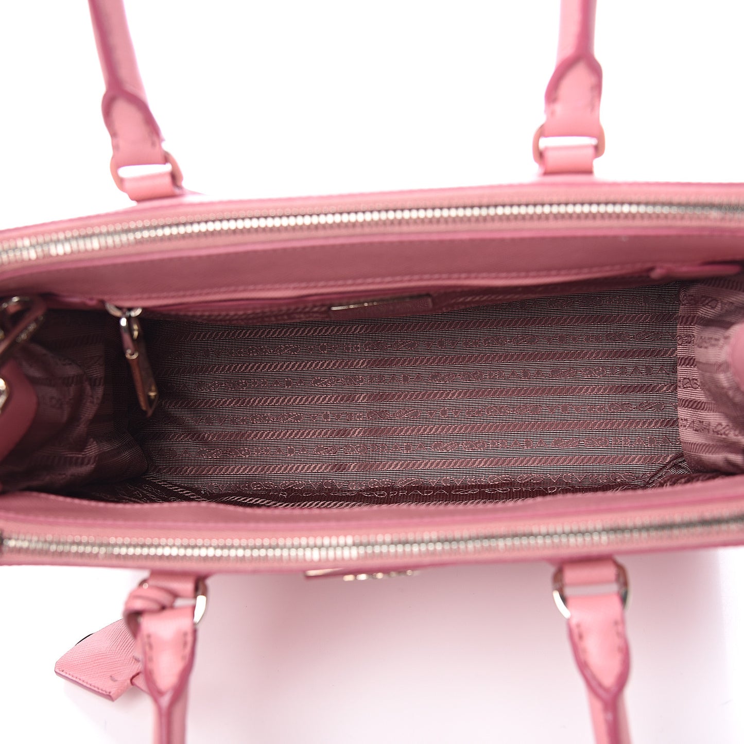 Saffiano Small Galleria Double Zip Tote Petalo