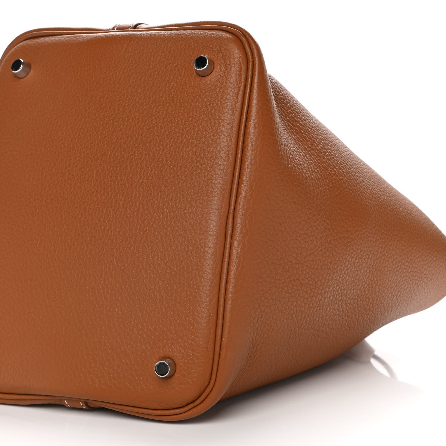 Hermes Taurillon Clemence Picotin 22 MM Gold 8 of 9