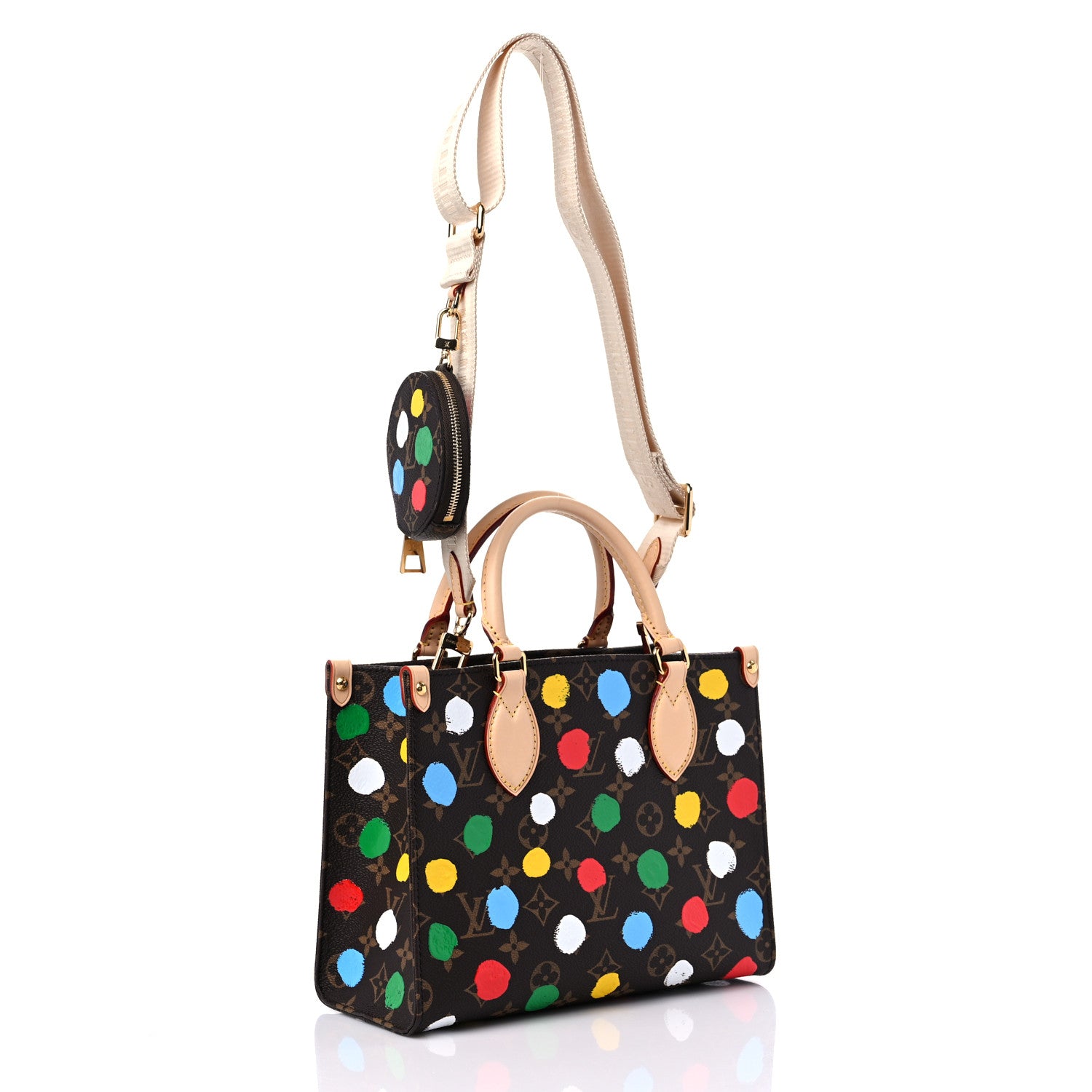 Louis Vuitton LV X YK Monogram Dots Onthego PM Multicolor 3 of 8