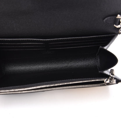 Louis Vuitton Calfskin Reverse Monogram Studded Night Lights Twist Chain Wallet 5 of 10