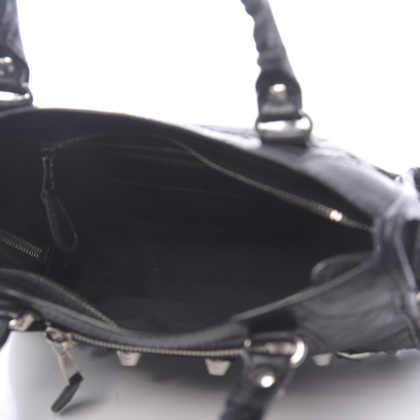 Agneau Giant 12 Silver Hardware Mini City Black