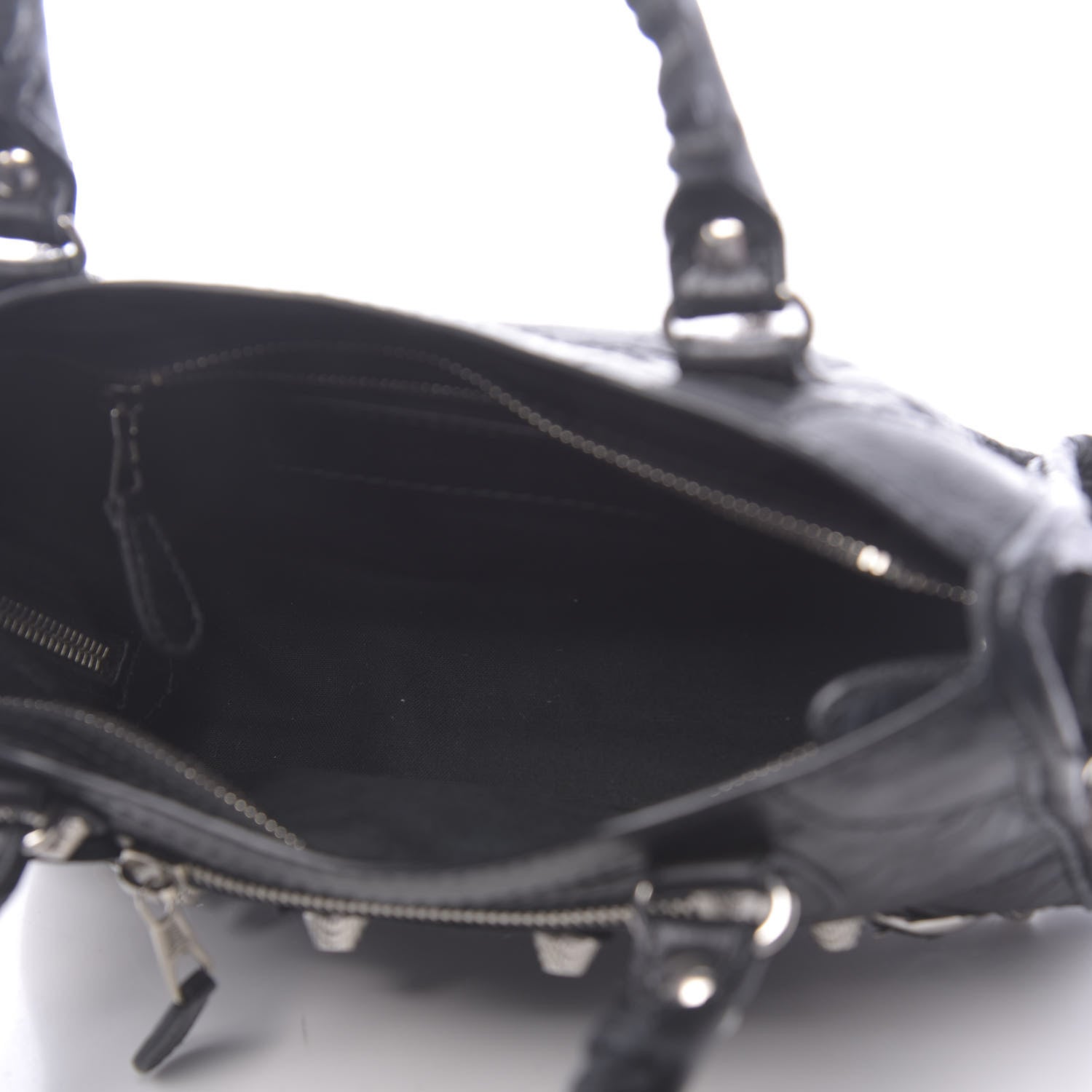 Balenciaga Agneau Giant 12 Silver Hardware Mini City Black 5 of 10